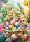 Easter Bunny Diamond Painting Kit for Adults – 5D Full Drill DIY Diamond Art, 12x16 Inch Beginner-Friendly Home Wall Décor